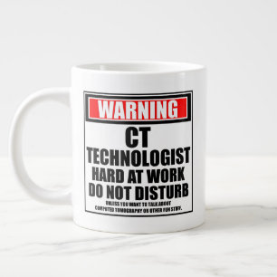 Waarschuwing CT-technologie hard op het werk Extra Grote Beker