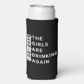 Waarschuwing dat de meisjes weer drink (Seltzer Voorkant)