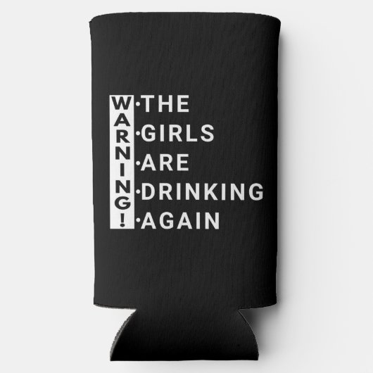 Waarschuwing dat de meisjes weer drink (Achterkant)