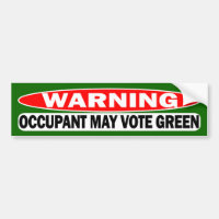 Waarschuwing!  De consument kan groen stemmen