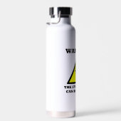 Waarschuwing! De trap van het leven kan glad zijn Waterfles (Rechts)