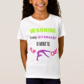 Waarschuwing Deze gymnast staat op het punt om T-S T-shirt (Voorkant)