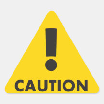 Waarschuwing Driehoek - Zwart Geel Zichtbaarheid G