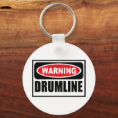 Waarschuwing DRUMLINE Sleutelhanger (Voorkant)