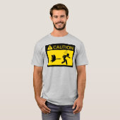 Waarschuwing: ganzen aanvallen t-shirt (Voorkant volledig)