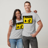 Waarschuwing: ganzen aanvallen t-shirt (Unisex)