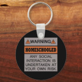 Waarschuwing! Gewoonlijk gekozen! Sleutelhanger (Voorkant)