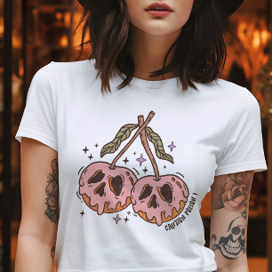 Waarschuwing Gif! Retro Halloween Tri-Blend Shirt