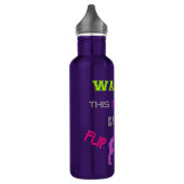 Waarschuwing Gymnast Flip Water Fles Water (Links)