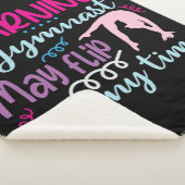 Waarschuwing Gymnast kan op elk moment omdraaien Sherpa Deken (3/4)