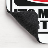 Waarschuwing: HET IS MIJN 30E BIRTHDAY Mousepad Muismat (Hoek)