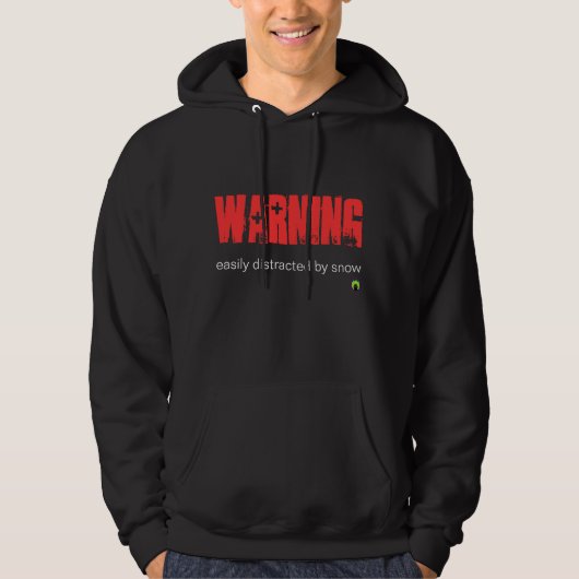 WAARSCHUWING Hoodie (Voorkant)