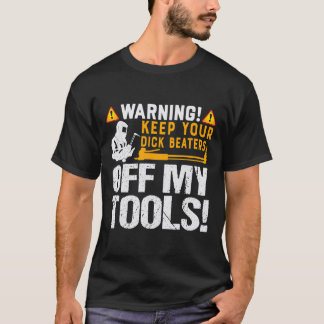 Waarschuwing Houd je dikkerlichten uit mijn progra T-shirt