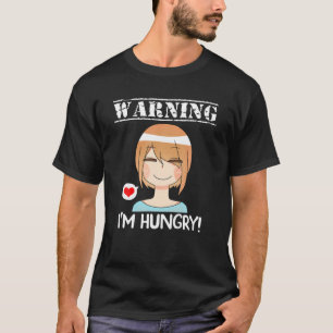 Waarschuwing: ik ben Hongaars Kawaii Anime Merch J T-shirt