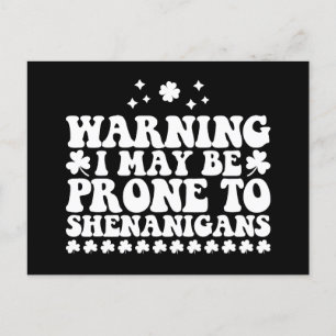 Waarschuwing: ik ben mogelijk gevoelig voor Shenan Briefkaart