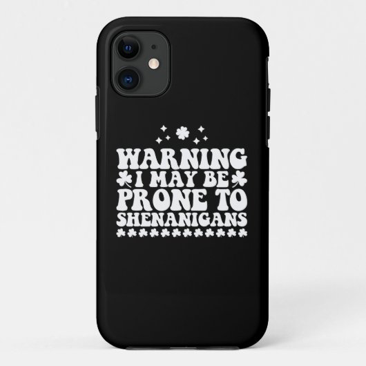 Waarschuwing: ik ben mogelijk gevoelig voor Shenan Case-Mate iPhone Case (Achterkant)