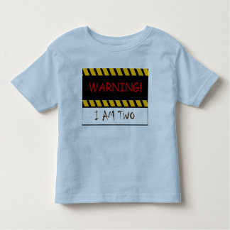 Waarschuwing ik ben twee kinder shirts