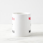 Waarschuwing - Ik doe 's ochtends niet Koffiemok (Center)