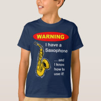 Waarschuwing. Ik heb een saxofoon..