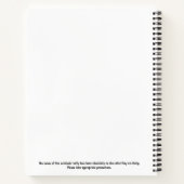 Waarschuwing: ik heb GEEN CLUE wat ik doe. Grappig Notitieboek (Achterkant)