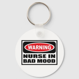 WAARSCHUWING IN BAD MOOD Sleutelhanger