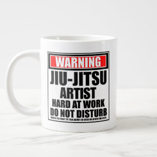 Waarschuwing jiu-Jitsu artiest hard op het werk Extra Grote Beker