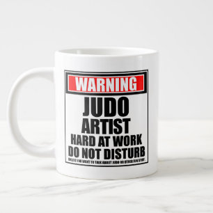 Waarschuwing Judo Artist hard op het werk stoort n Extra Grote Beker