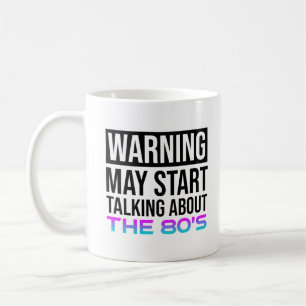 Waarschuwing - Kan beginnen met praten over de 80' Koffiemok