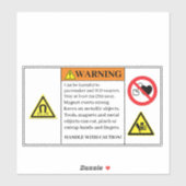 Waarschuwing kan schadelijk label zijn (Vel)