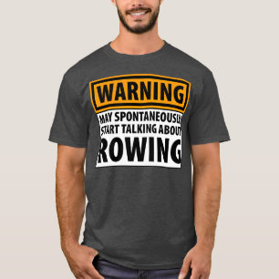 Waarschuwing kan spontaan beginnen met praten over t-shirt