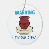 Waarschuwing Keramisch Ornament (Links)
