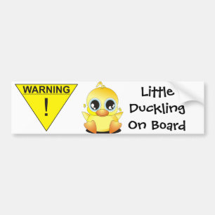 WAARSCHUWING: Kleine druppeltjes aan boord Bumpersticker