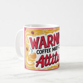 Waarschuwing: Koffie kan houding veroorzaken Koffiemok