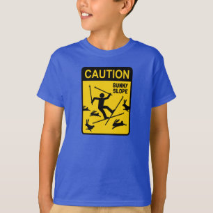 WAARSCHUWING: Konijnenhelling - Grappig waarschuwi T-shirt