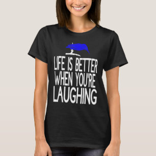 Waarschuwing Kookaburra kan spontaan lachen T-shirt