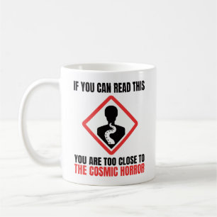 Waarschuwing Kosmische Horror Cthulhu Lovecraft Koffiemok