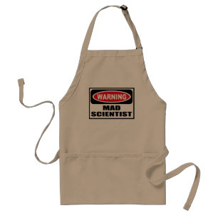 Waarschuwing MAD WETENSCHAPPELIJK Apron Standaard Schort
