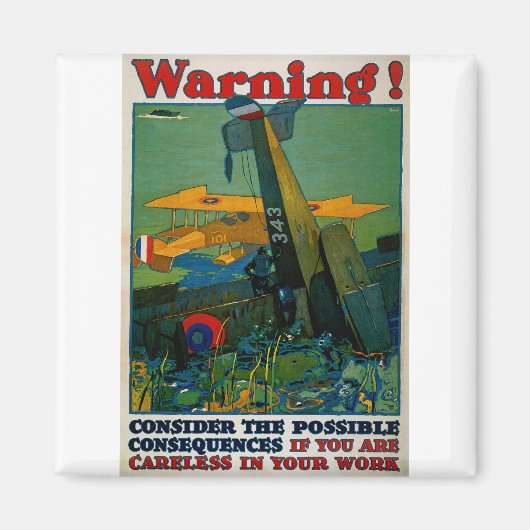 Waarschuwing! Magneet (Voorkant)