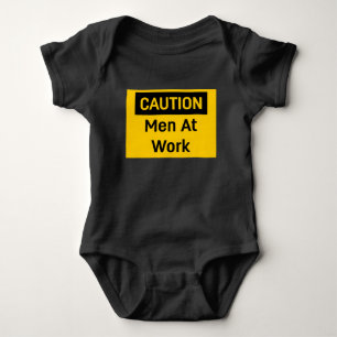 WAARSCHUWING Mannen aan het Werk Bord Romper