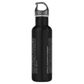 WAARSCHUWING MEDISCH ONDERZOEK WATERFLES (Achterkant)