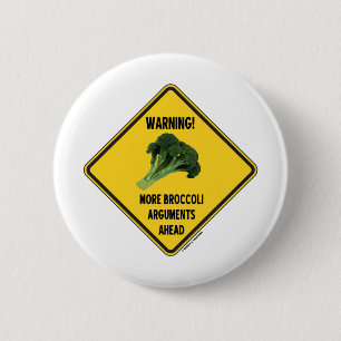 Waarschuwing! Meer Broccoli-argumenten vóór Humo Ronde Button 5,7 Cm