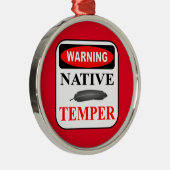 WAARSCHUWING METALEN ORNAMENT (Rechts)