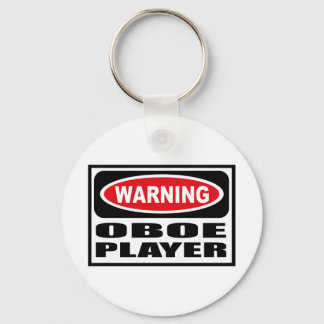 Waarschuwing OBOE PLAYER Sleutelhanger