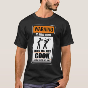Waarschuwing om letsel te voorkomen Vertel deze ko T-shirt
