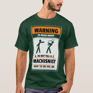 Waarschuwing Om letsel te voorkomen Vertel een mac T-shirt