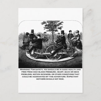 Waarschuwing Onderzetter Briefkaart