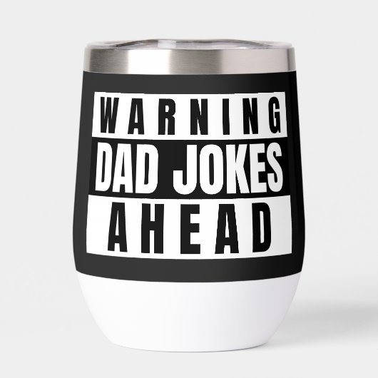 Waarschuwing pa Jokes Ahead (Achterkant)