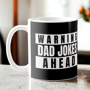 Waarschuwing pa Jokes Ahead Koffiemok