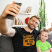 Waarschuwing Papa grapt vooruit Grappig T-shirt