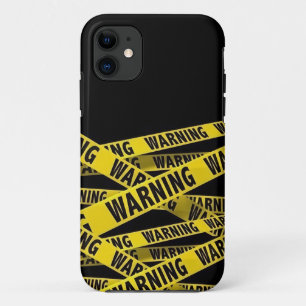 Waarschuwing plaats delict tape iPhone 11 hoesje
